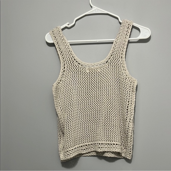 Jessica Simpson Cream Crochet Top - Picture 3 of 5